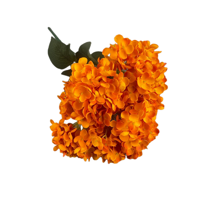 Bulk Exclusive 5Pcs 19" Hydrangea Bush Artificial Silk Flowers Wholesale
