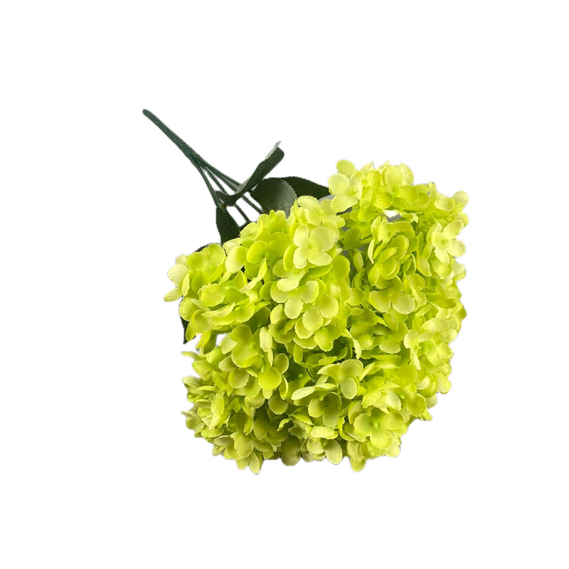 Lot de 5 hortensias artificiels en soie de 19 pouces de haut, 14 couleurs en vrac, vente en gros 