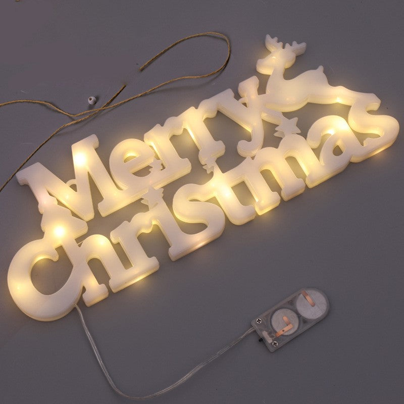 Bulk Light Up Merry Christmas LED Marquee Letter Lights Sign for Wedding Xmas Party Tabletop Decor Wholesale