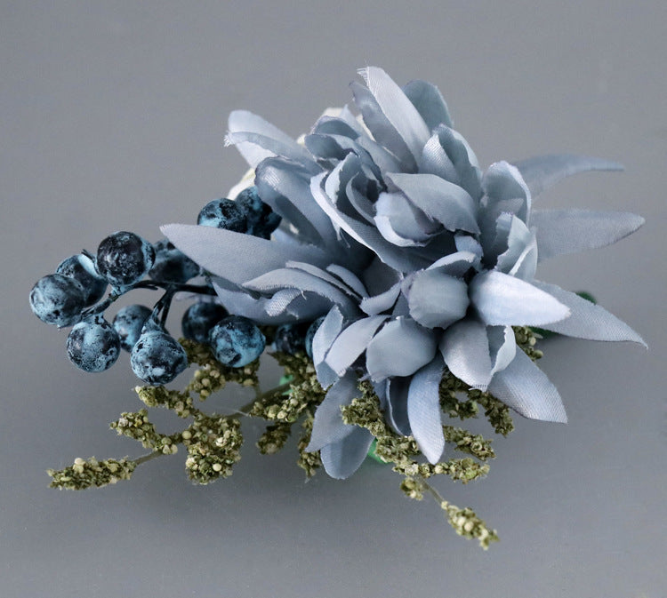 Boutonnières en vrac de fleurs artificielles marines en gros