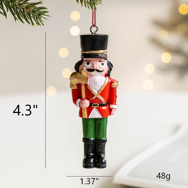 Bulk Nutcracker Soldier Doll Pendant Christmas Tree Hanging Ornament New Year Party Decor Wholesale