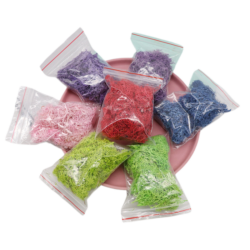 Musgo conservado a granel para manualidades, centros de mesa, jardín de hadas, decoración para fiesta de boda, venta al por mayor 