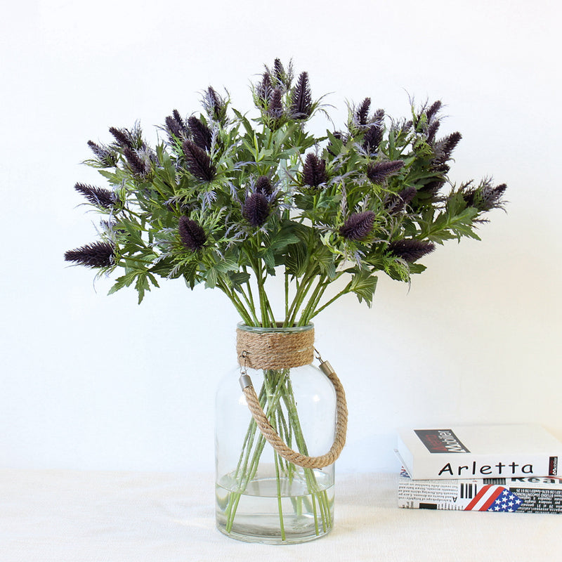 Bulk 26" Eryngium Flowers Real Touch Wholesale