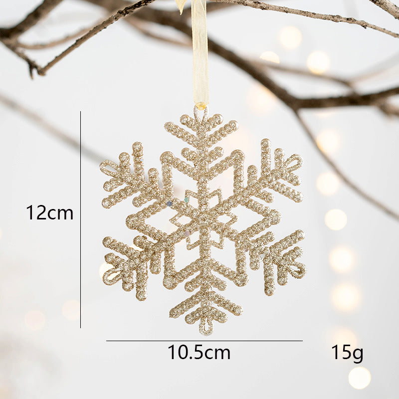Bulk Snowflake Pendant Hanging Ornament Christmas Tree New Year Decorations Wholesale