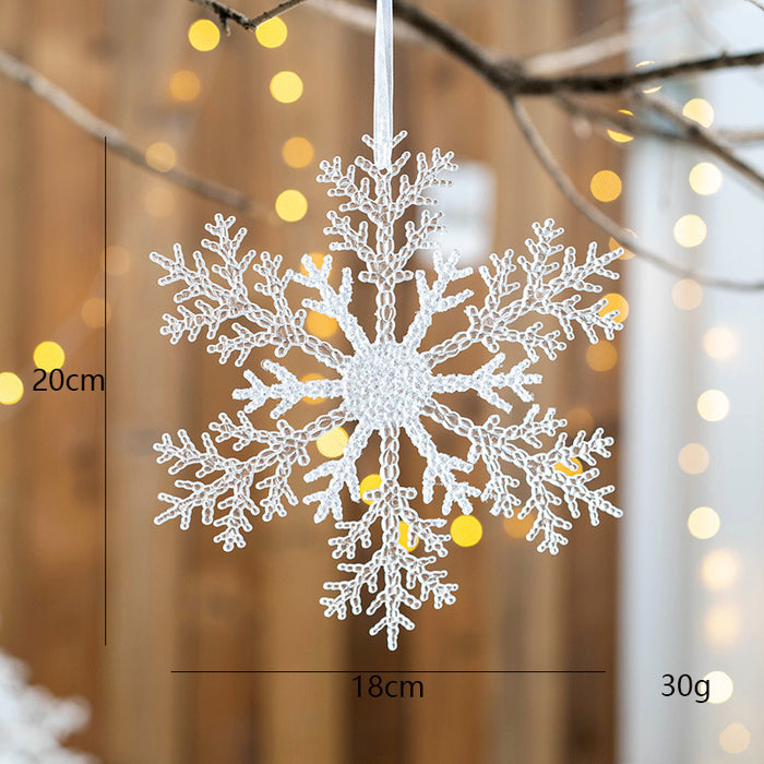 Bulk Snowflake Pendant Hanging Ornament Christmas Tree New Year Decorations Wholesale