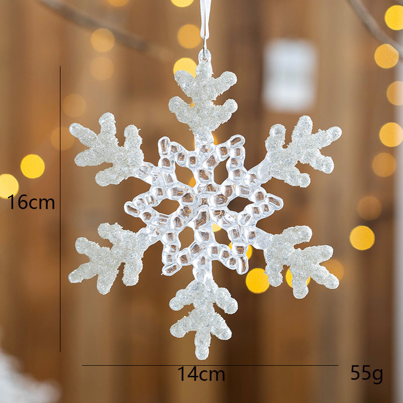 Bulk Snowflake Pendant Hanging Ornament Christmas Tree New Year Decorations Wholesale