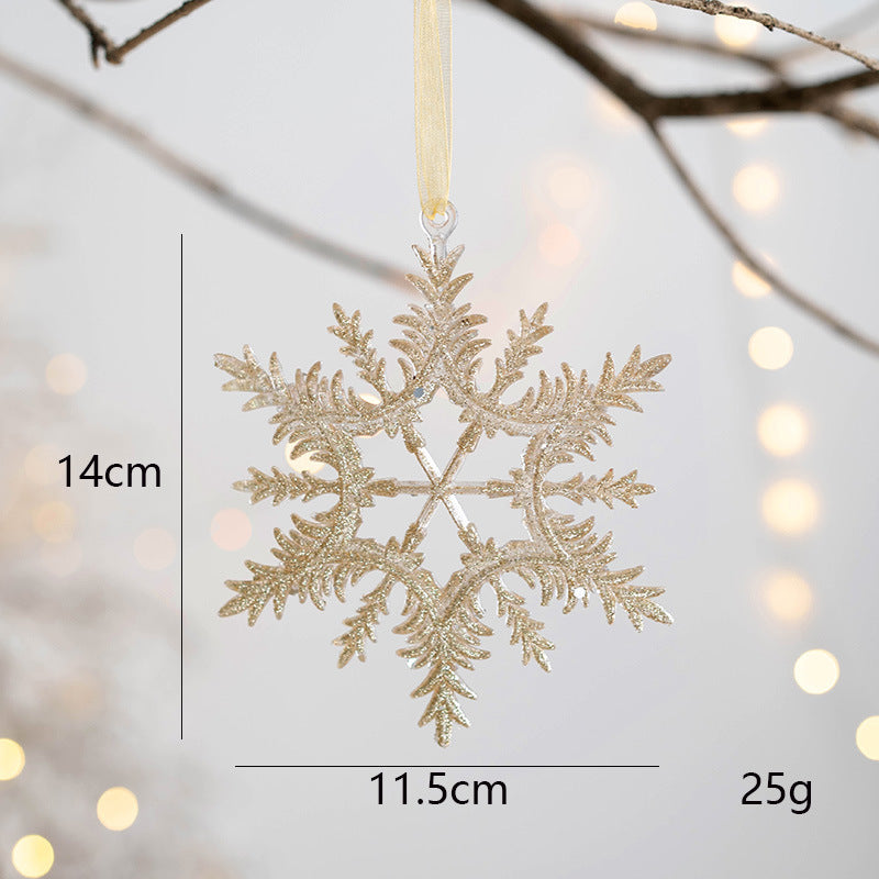 Bulk Snowflake Pendant Hanging Ornament Christmas Tree New Year Decorations Wholesale