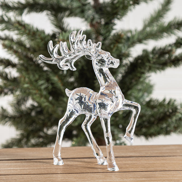 Bulk Transparent Deer Turtle Christmas Ornaments for Xmas Table Top Centerpiece Party Decoration Gift Wholesale