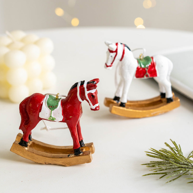 Bulk Trojan Horse Pendant Hanging Ornament Christmas Tree New Year Party Decorations Wholesale