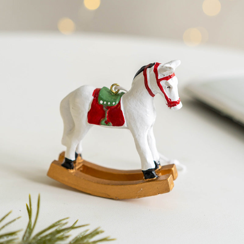 Bulk Trojan Horse Pendant Hanging Ornament Christmas Tree New Year Party Decorations Wholesale