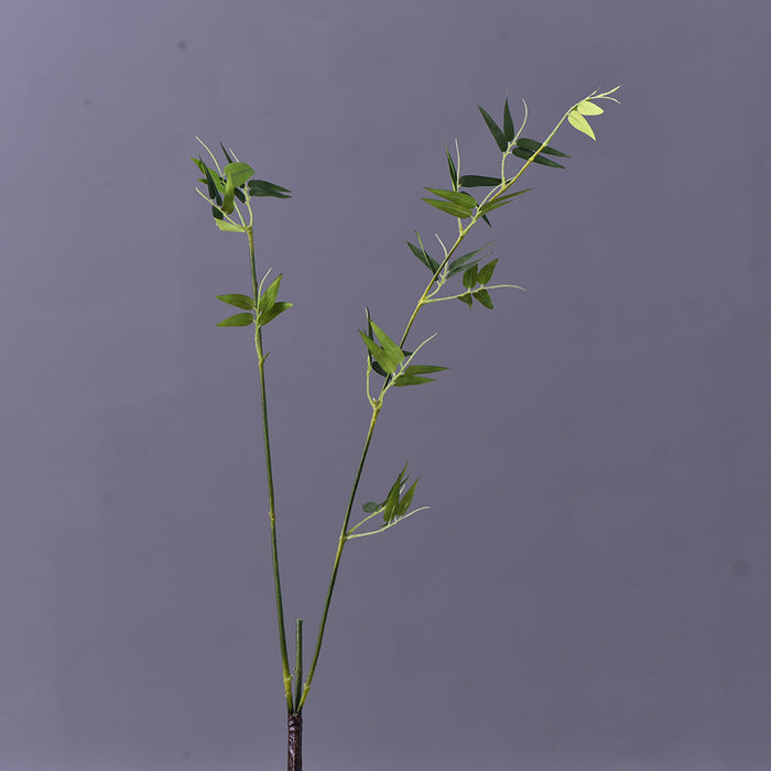 Bulk Wabi-Sabi 32" Greenery Stems Spray Bamboo Leaves Branch Artificial Plants Wholesale