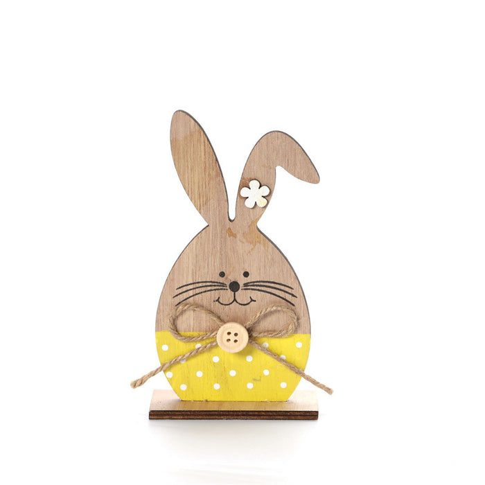Bulk Cartoon Rabbits Ornaments Christmas Easter Crafts for Desktop Decor Wholesale