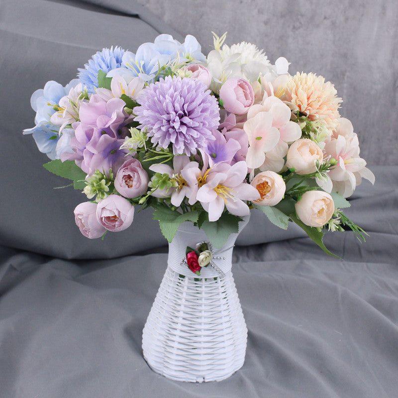 Bulk 12" Mixed Hydrangea Peony Chrysanthemum & Lily Bush Bouquet Wholesale