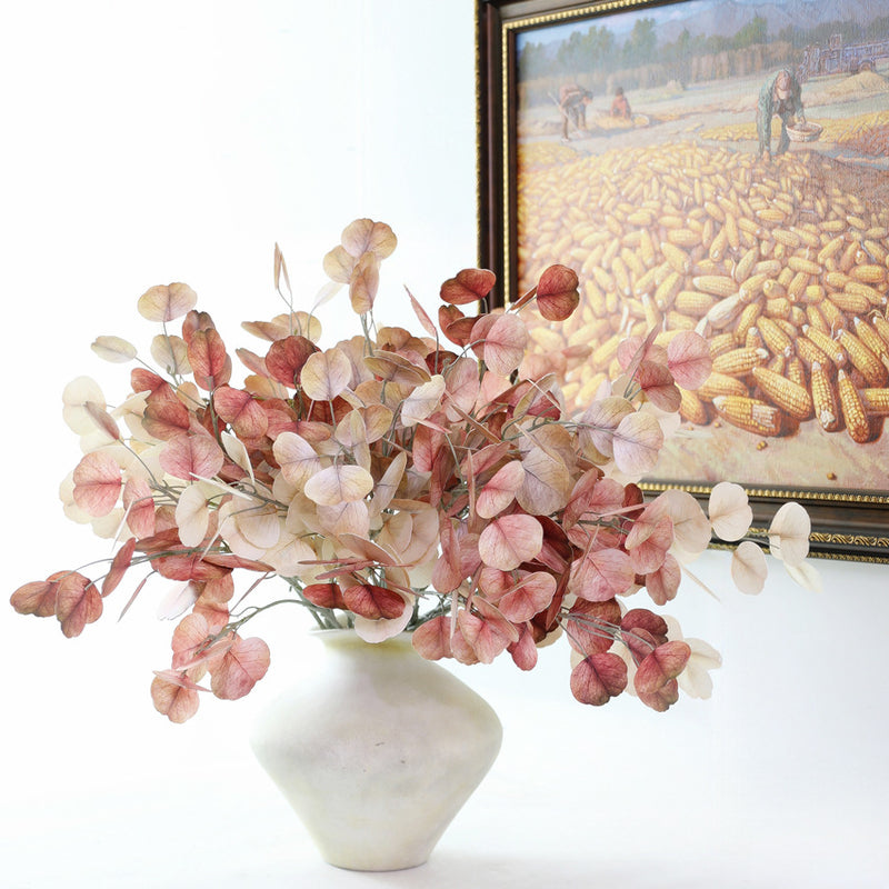 Bulk 19" Autumn/Winter Tone Eucalyptus Stems for Home & Wedding Decor