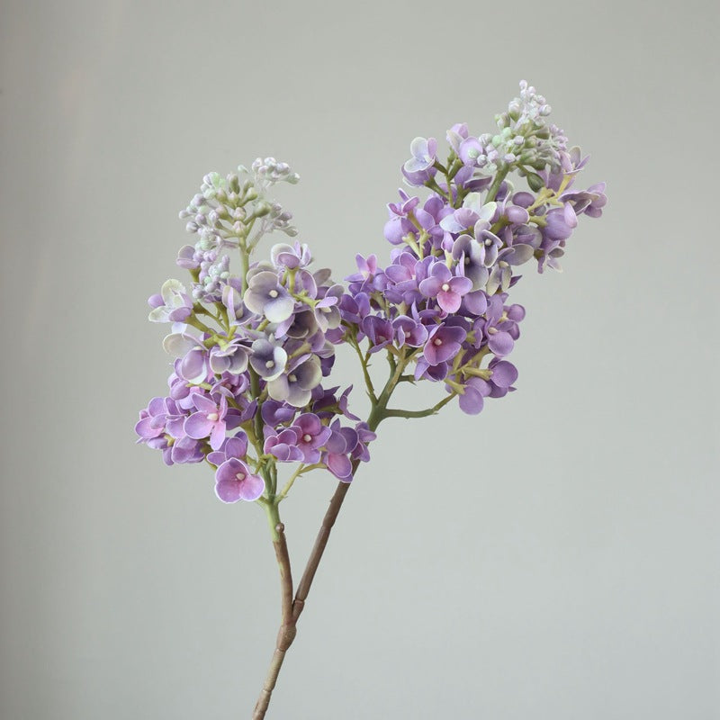 Bulk Lilac Stems Faux Lilac Branch Real Touch Flowers Artificial Wholesale