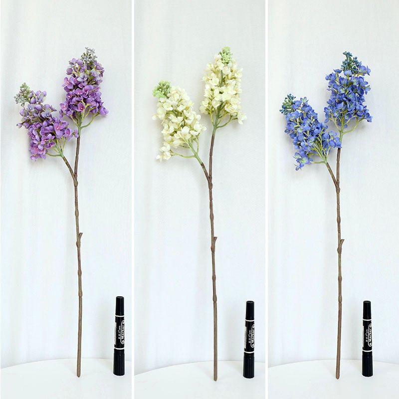 Bulk Lilac Stems Faux Lilac Branch Real Touch Flowers Artificial Wholesale