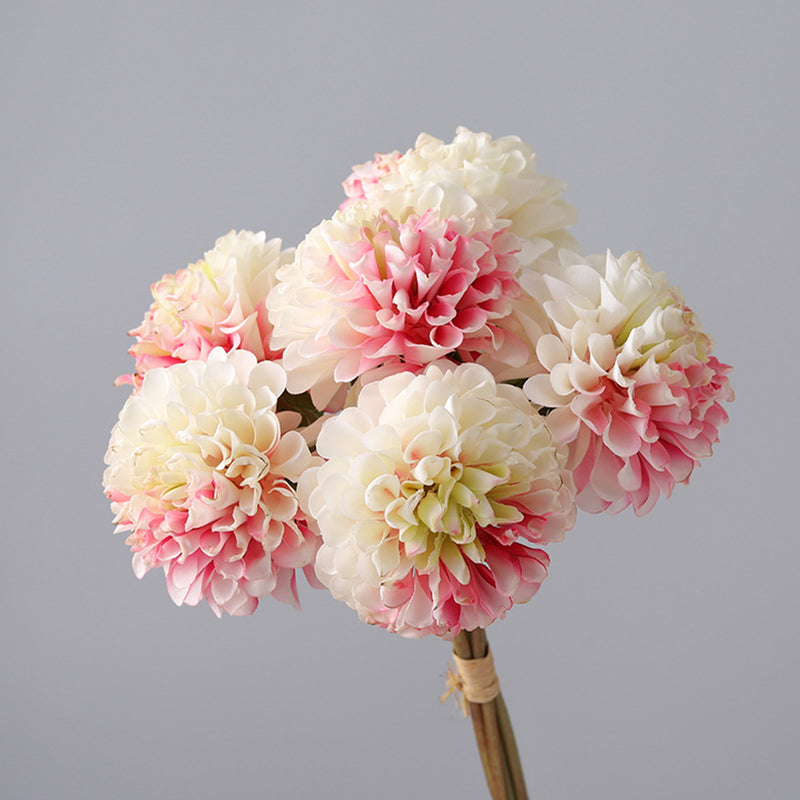 Bulk 15.7 inches Tall Chrysanthemum Bouquet Silk Flowers Artificial Wholesale
