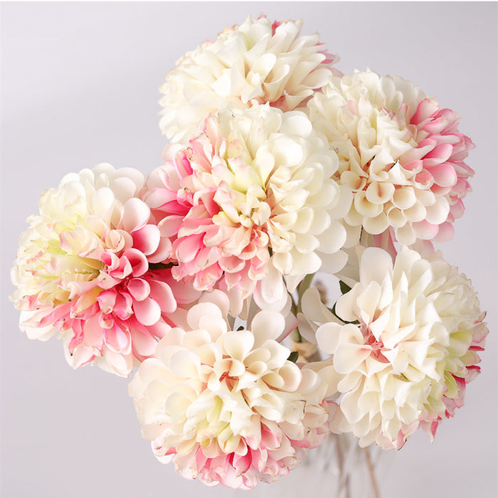 Bulk 15.7 inches Tall Chrysanthemum Bouquet Silk Flowers Artificial Wholesale