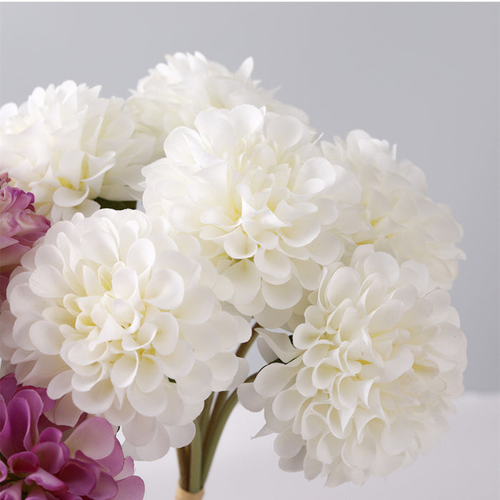 Bulk 15.7 inches Tall Chrysanthemum Bouquet Silk Flowers Artificial Wholesale