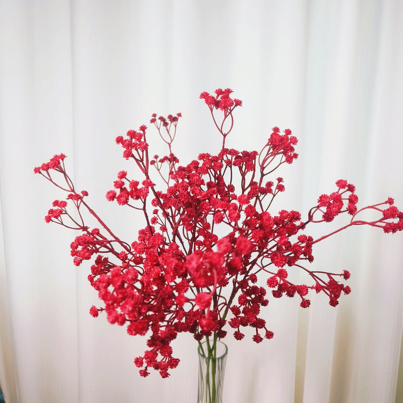 Fleurs artificielles en vrac de 23,6 pouces, souffle de bébé, toucher réaliste pour l'artisanat, bricolage, fête de mariage, maison, jardin, bureau, vente en gros 