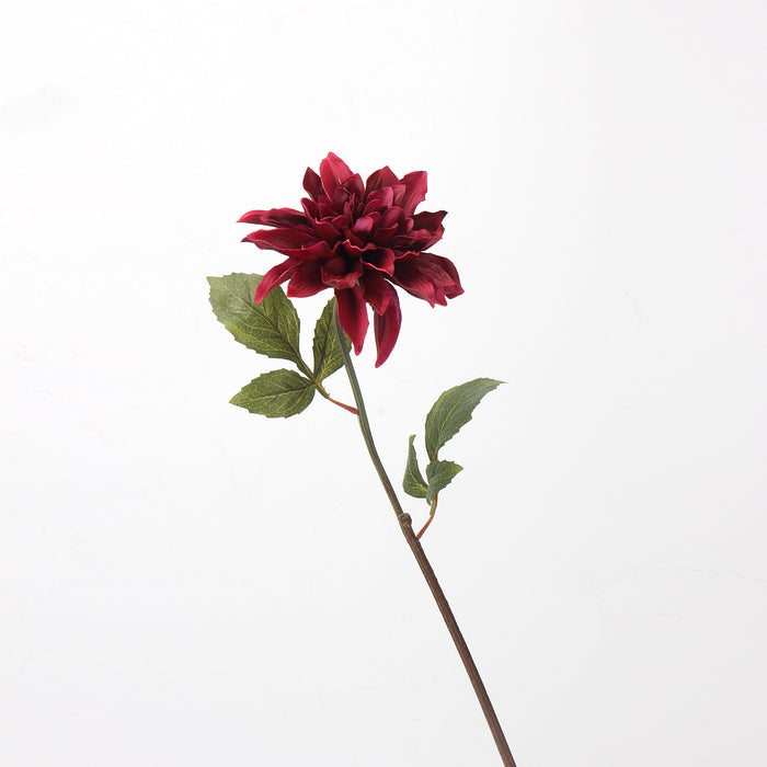 Bulk 21 inches Tall Dahlia Real Touch Flower Stem Spray Wholesale