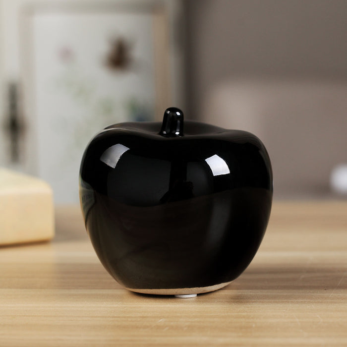 Bulk Ceramic Artificial Apple Figurine Gifts Tabletop Wholesale
