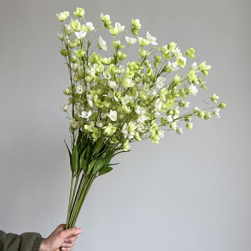 Tiges de campanule extra longues en vrac de 37 pouces Fleurs artificielles en soie en gros 