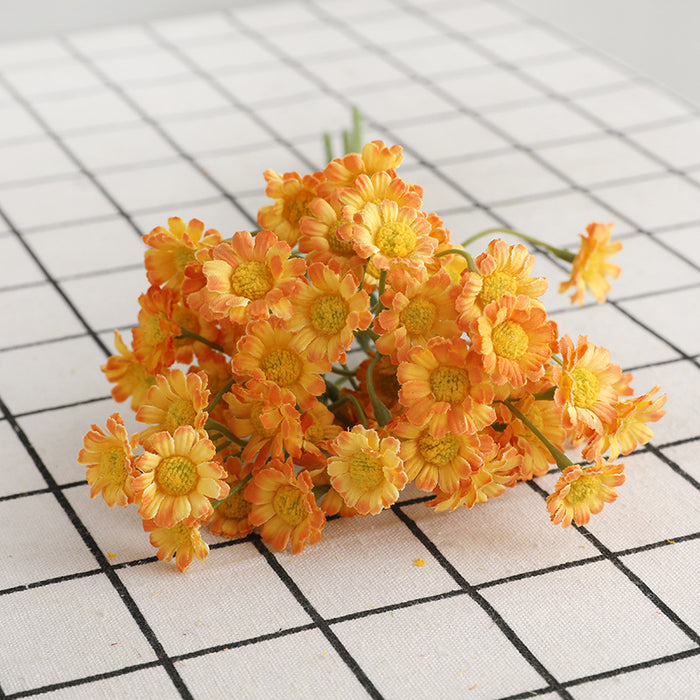 Bulk 10" 5Pcs Chamomile Stems Artificial Floral Wholesale