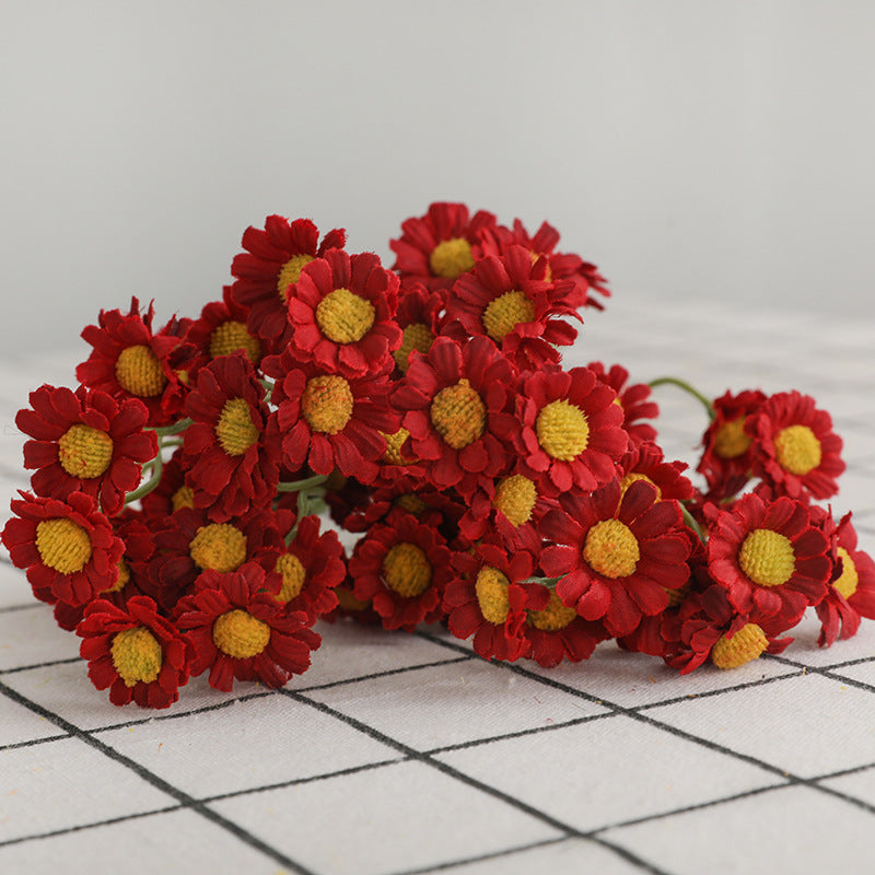 Bulk 10" 5Pcs Chamomile Stems Artificial Floral Wholesale