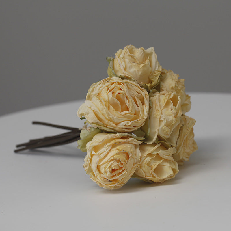 Bulk Burnt Fall Floral Arrangement Dusty Rose Spray Bouquets Fall Decor Wholesale