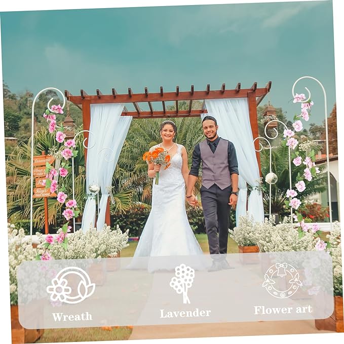 A granel, 4 Uds., flores de cerezo japonesas, flores artificiales para colgar al aire libre, guirnalda de flores de seda, venta al por mayor 