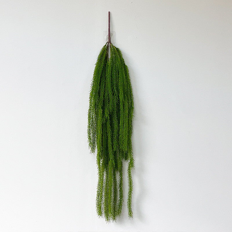 Bulk 35" Christmas Artificial Greenery Plants Cedar Real Touch Hanging Pine Leaves Artificial Wholesale