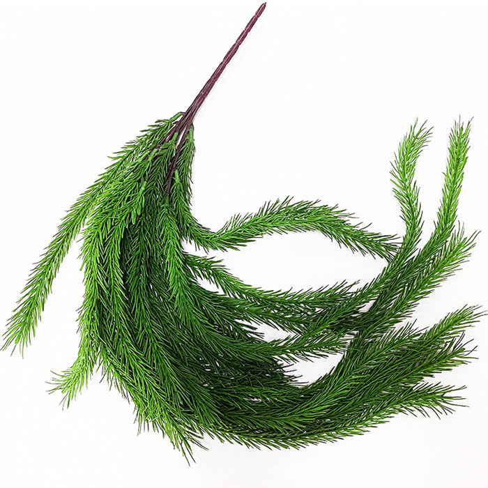 Bulk 35" Christmas Artificial Greenery Plants Cedar Real Touch Hanging Pine Leaves Artificial Wholesale