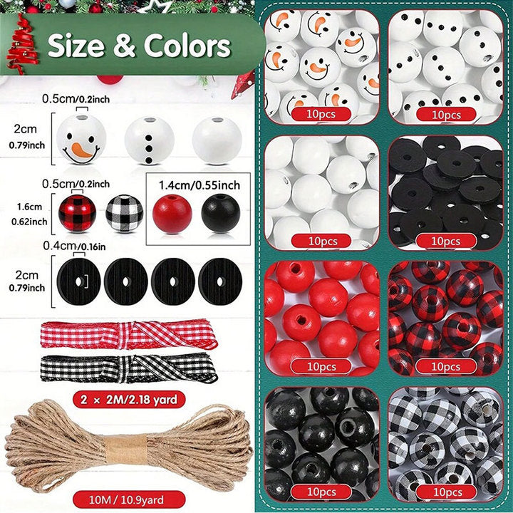 Bulk Christmas Bead Garland Banner Set for Crafts DIY Wholesale
