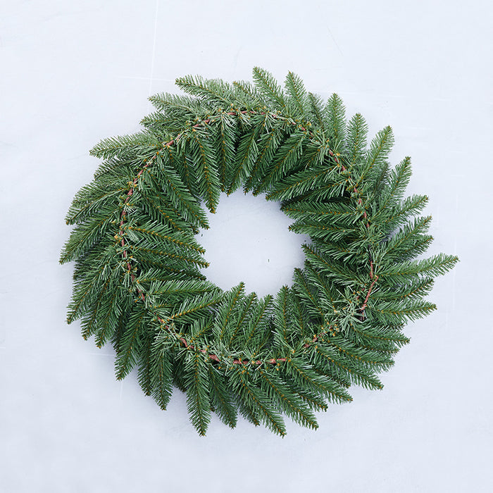 Bulk Christmas DIY Green Wreath Artificial Christmas Wreaths Wholesale