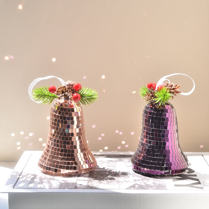 Ornements de cloche disco de Noël en vrac Décorations groovy en gros