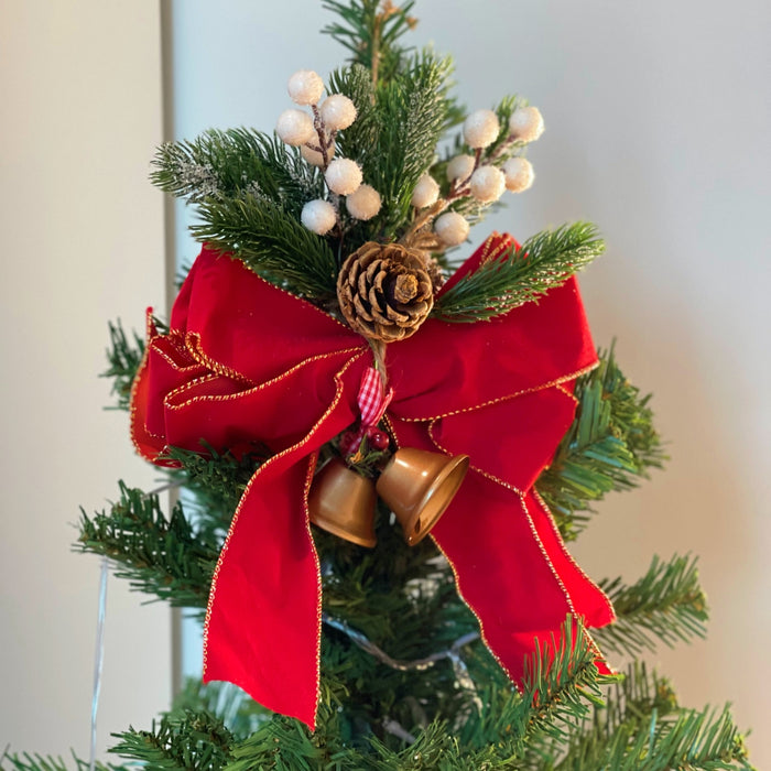 Bulk Velvet Christmas Ornaments Bow Hanging Ornaments Wholesale —  Artificialmerch