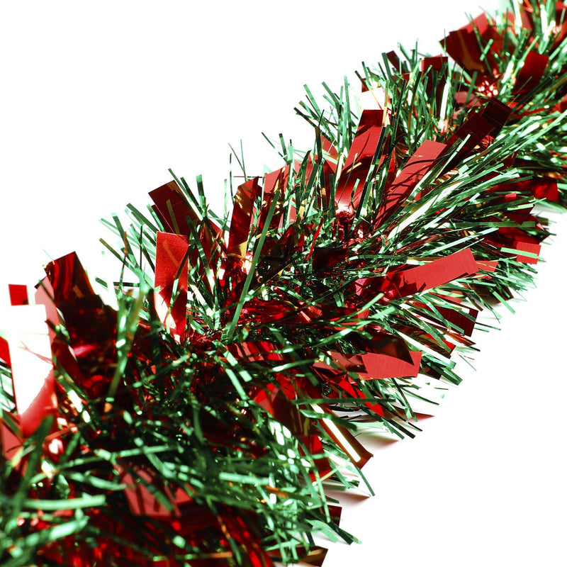Bulk 10pcs Total 65Ft Christmas Tinsel Garland Metallic Hanging Decorations Wholesale