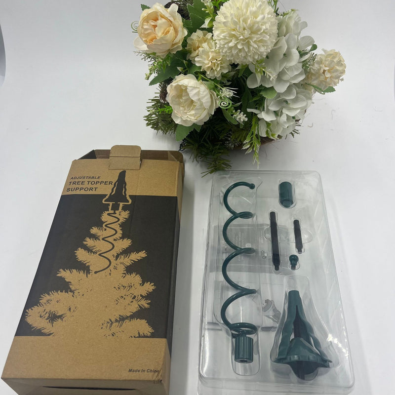 Bulk Christmas Tree Topper Holder Metal Twist On Universal Stabilizer with Adjustable Attachments Wholesale