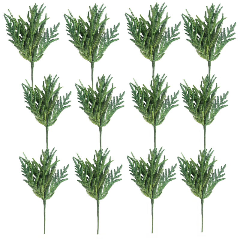 Branches de pin Norfolk en vrac de 18 pouces de hauteur avec lumières LED Branches de Noël artificielles en gros