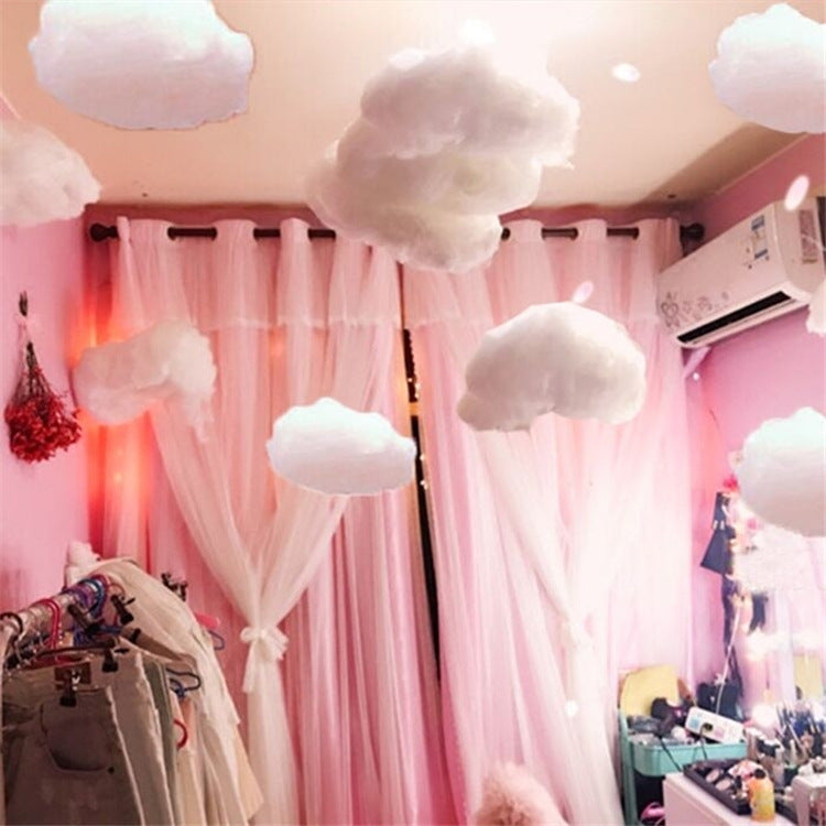 Bulk 2Pcs Clouds Decorations for Ceiling Cotton Simulation Hanging Cloud Decoration Wholesale