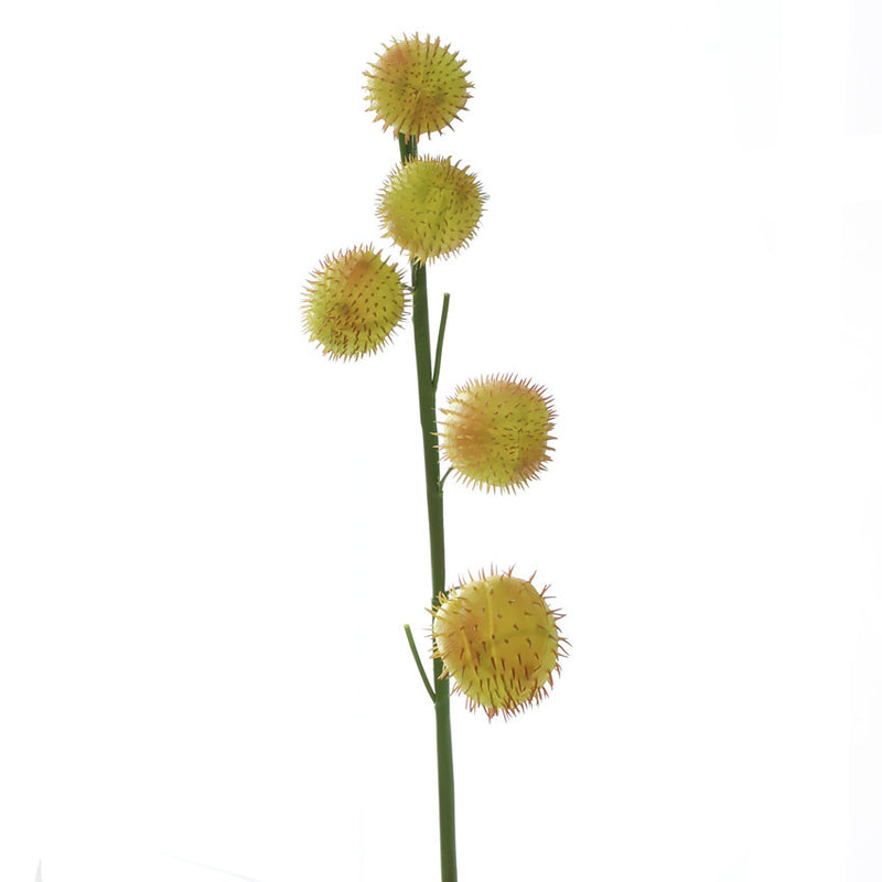 Tiges de fruits de club en vrac de 29 pouces Fleurs artificielles de Sclepias Fruticosa en gros 