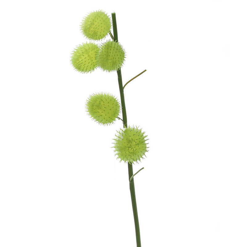 Tiges de fruits de club en vrac de 29 pouces Fleurs artificielles de Sclepias Fruticosa en gros 