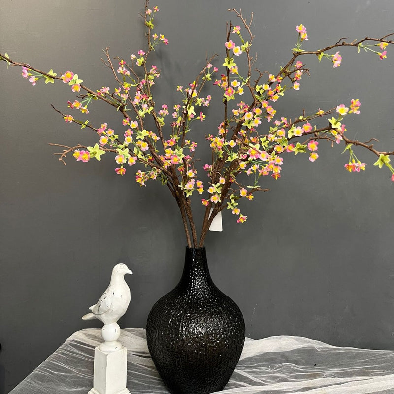 Branche de fleurs artificielles en vrac de 35,4 pouces de hauteur Tiges de fleurs élégantes en gros 