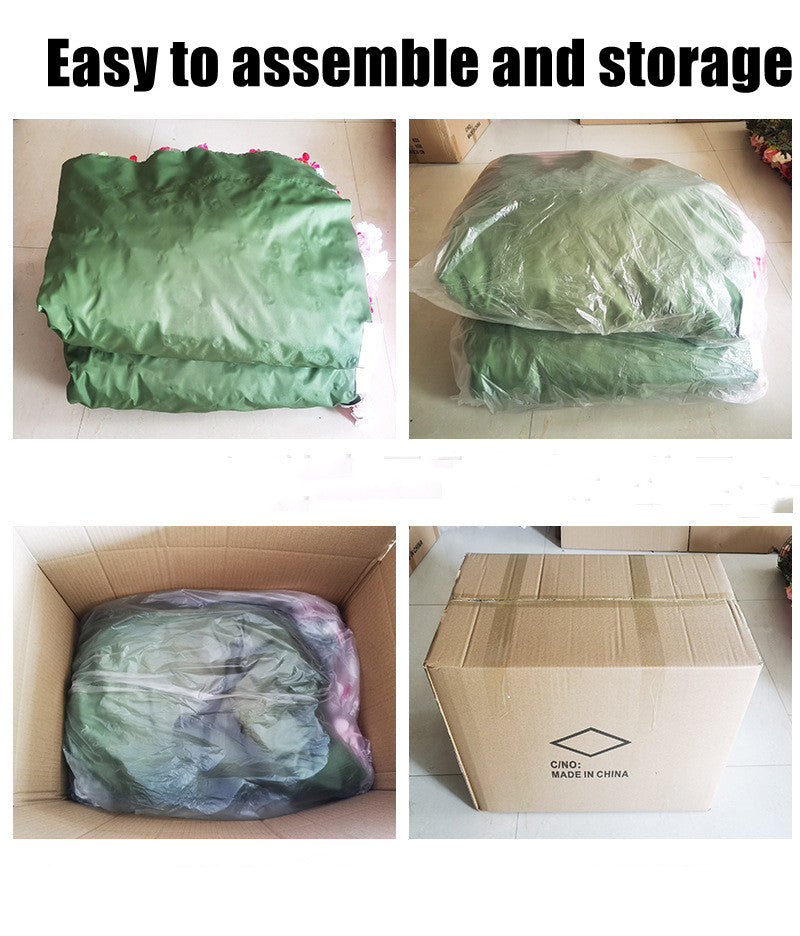 Bulk 5D Orange Yellow Fuchsia Rose Flower Wall Arrangement for Event Flower Wall Panels Wholesale