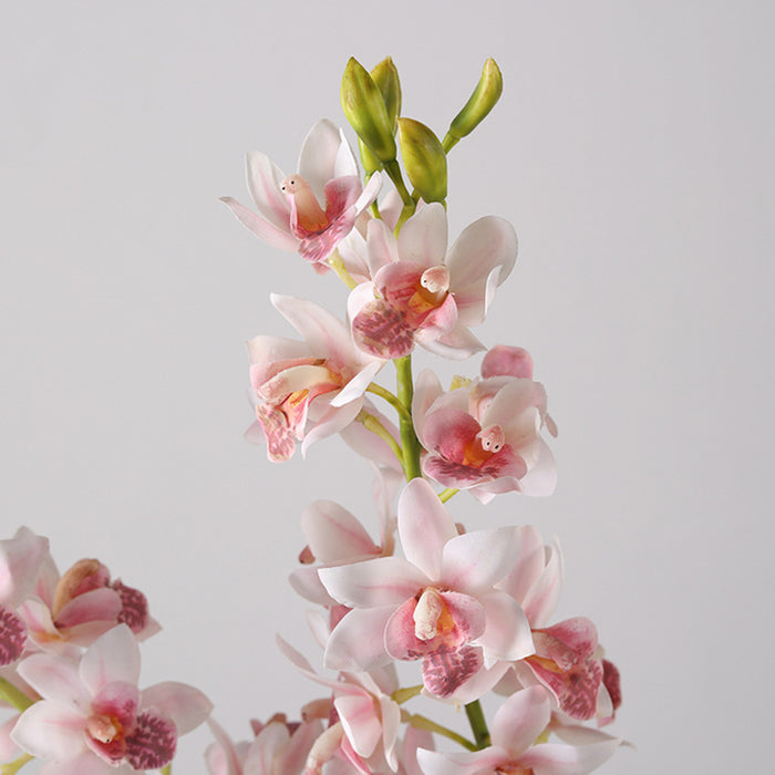 Bulk 30 inches Tall Cymbidium Stems Artificial Spring Flowers Wholesale