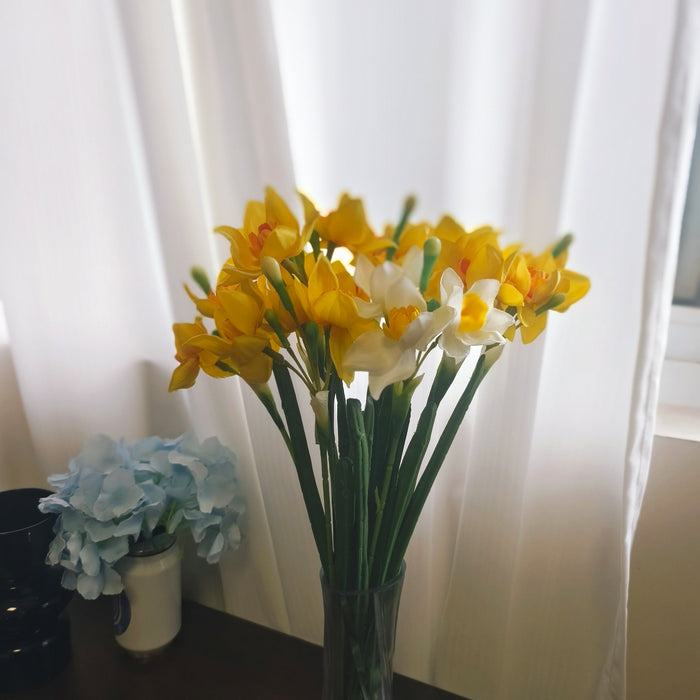 Clearance Daffodils Bouquet Silk Flowers Artificial
