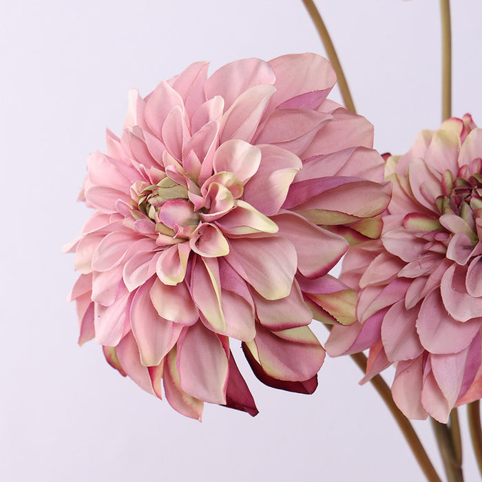 Bulk 26.7 inches Tall Retro Dahlia Spray Branch Faux Silk Flowers Wholesale