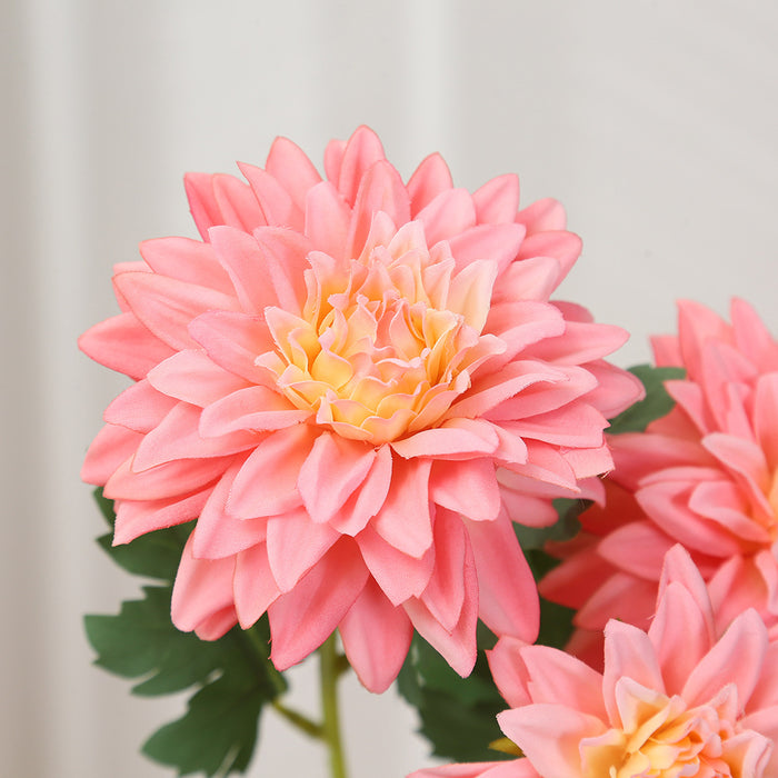 Bulk 20 inches Tall Dahlia Stem Spray Artificial Dahlia Silk Flowers Wholesale