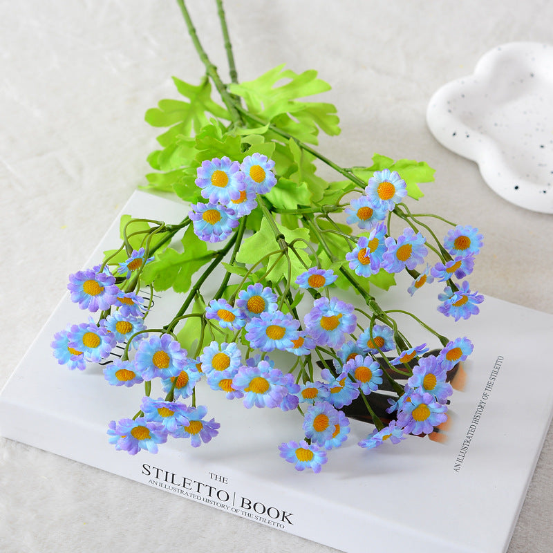 Branches de marguerites artificielles de 21 pouces de hauteur en liquidation Fleurs en soie de camomille artificielle